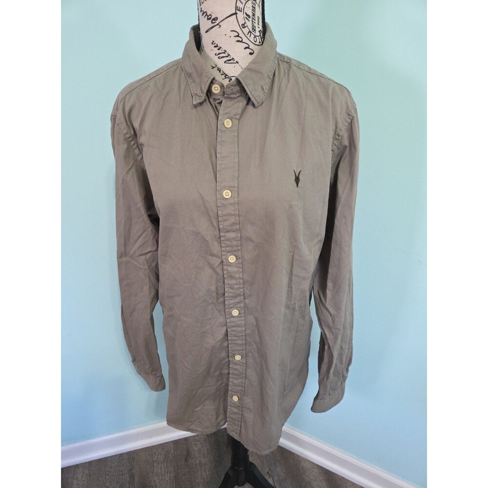 ALLSAINTS Men's Redondo Long Sleeve Shirt medium